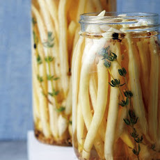 Sweet Pickled Wax Beans