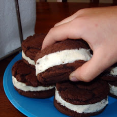 Ice Cream Sandwiches from Cake Mix
