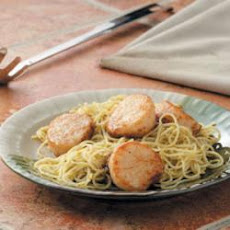 Scallop Pesto Pasta