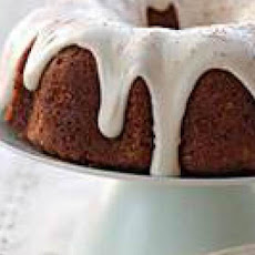 Carrot-Pineapple Bundt Cake with Sour Cream Frosting