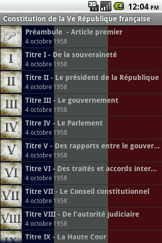 Constitution Française