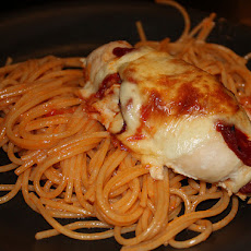 Baked Garlic Chicken & Mozzarella With Pasta * Fazoli's Copy