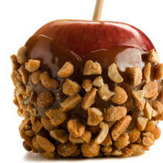 Peanut Butter–Chocolate Caramel Apples with Honey Peanuts Recipe