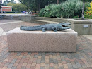 Gator Statue
