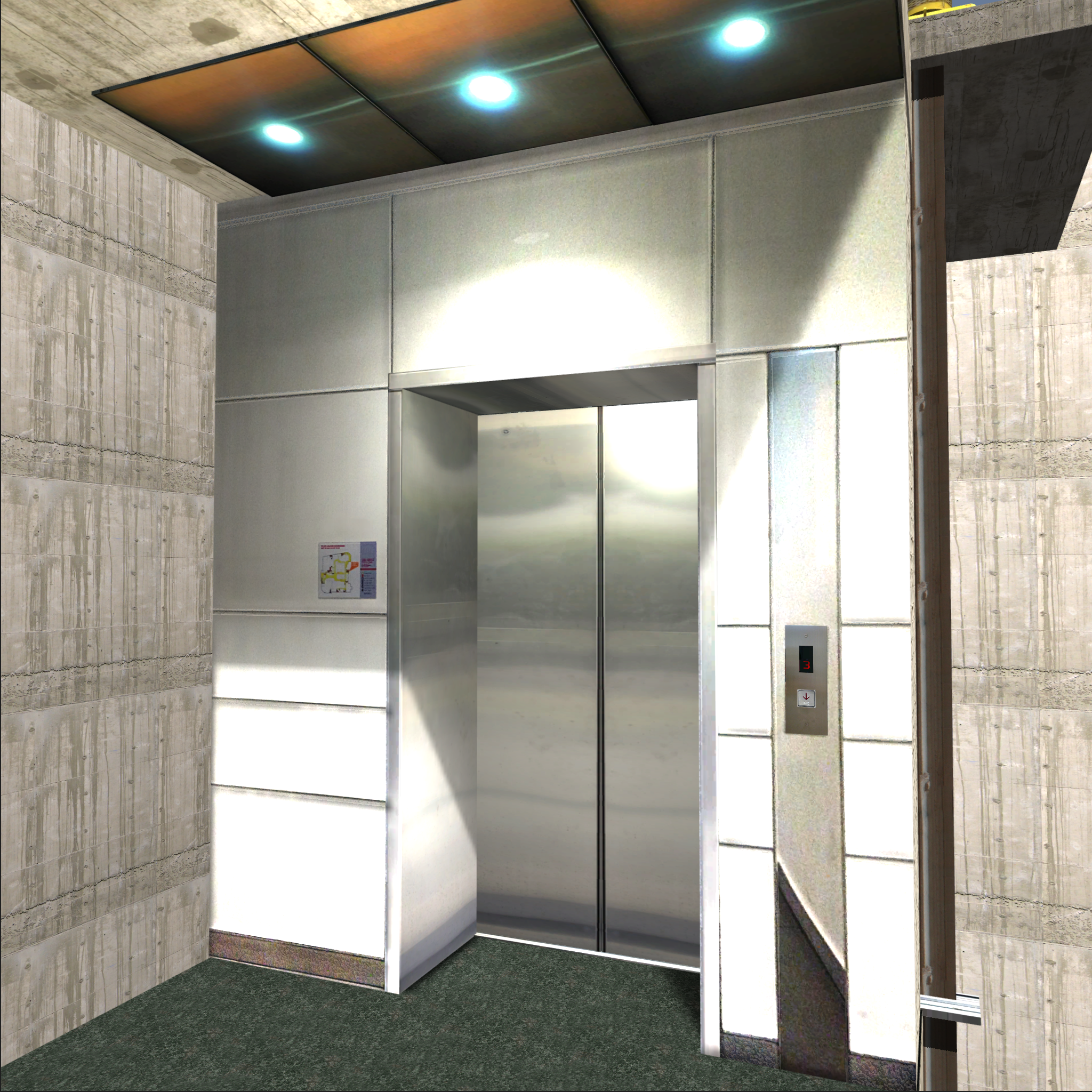 Android application Elevator Simulator 3D screenshort