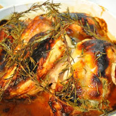 Chicken Legs With Honey and Rosemary