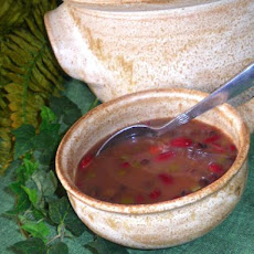 Super Easy Black Bean Soup