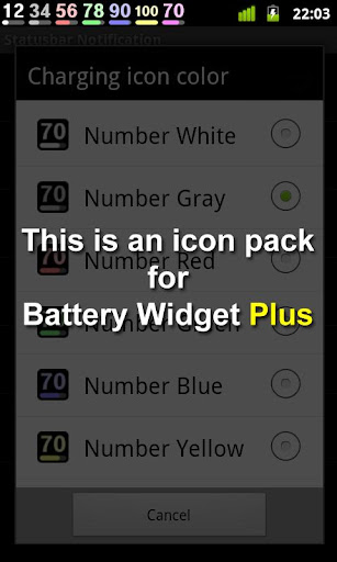 Battery Widget Icon Pack 4