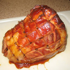 Baked Ham With Bourbon Glaze