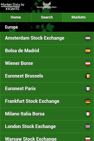Android application Tealeaf Stocks Prediction screenshort