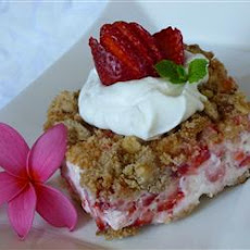 Frosty Strawberry Squares