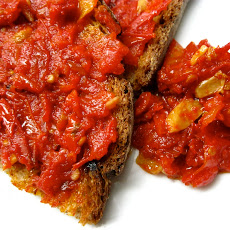 Double Duty Tomatoes: Zesty Tomato Water and Roasted Tomato Relish