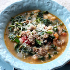 Sausage, Kale, and White Bean Soup