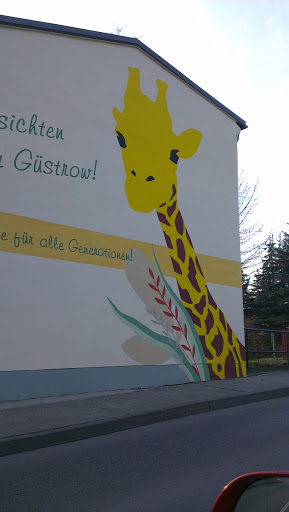Wandbild Giraffe