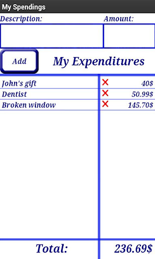 My Spendings