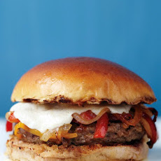 Pork Burgers with Peppers