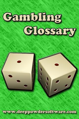 Gambling Glossary
