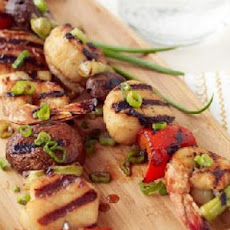 Soy-Wasabi Shrimp and Scallop Skewers - Weight Watchers