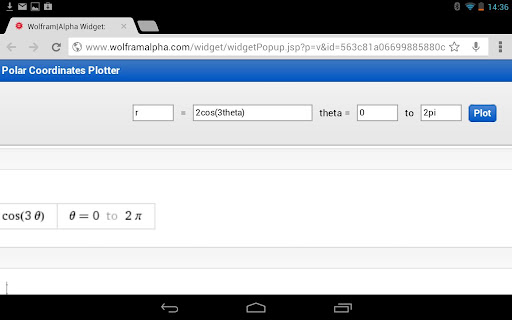 Polar Plotter Calculator