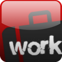 Working hours time card mobile app icon
