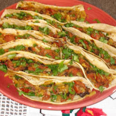 Chorizo, Potato, and Mushroom Tacos