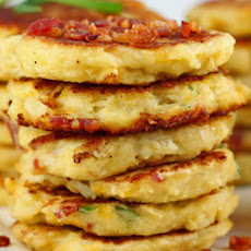 Bacon Cheddar Cauliflower Fritters