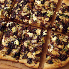 Balsamic Caramelized Onion and Blue Cheese Pizza