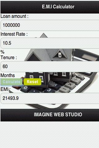 SIMPLE EMI CALCULATOR