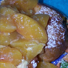 Fresh Peach French Toast Cobbler