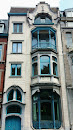 Art nouveau panden aan de Rue 