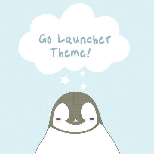 Pepe-blue GO Launcher theme LOGO-APP點子