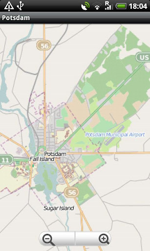 Potsdam NY Street Map