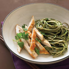 Sauteed Chicken with Herbed Soba