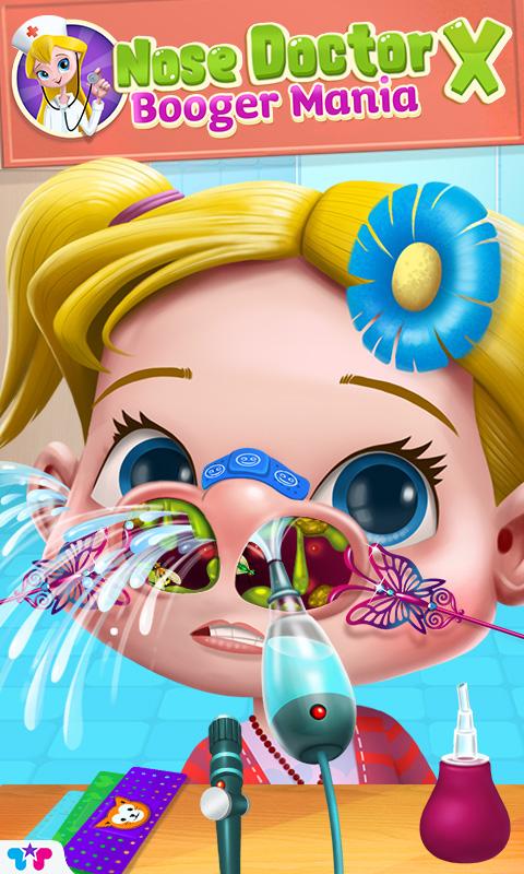 Android application Nose Doctor X: Booger Mania screenshort