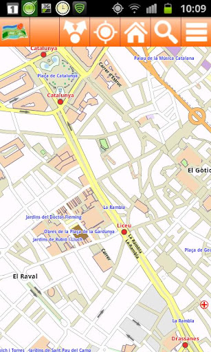 Barcelona Offline mappa Map