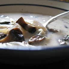 Slow Cooker/ Crock Pot Cream of Portabella Barley Soup