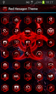 How to get Red Hexagon Apex-Theme HD 1.1.108 apk for laptop