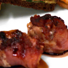 Grilled Prosciutto Wrapped Figs Stuffed with Gorgonzola Dolce