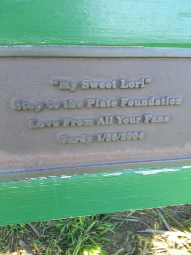 My Sweet Lori Memorial Bench