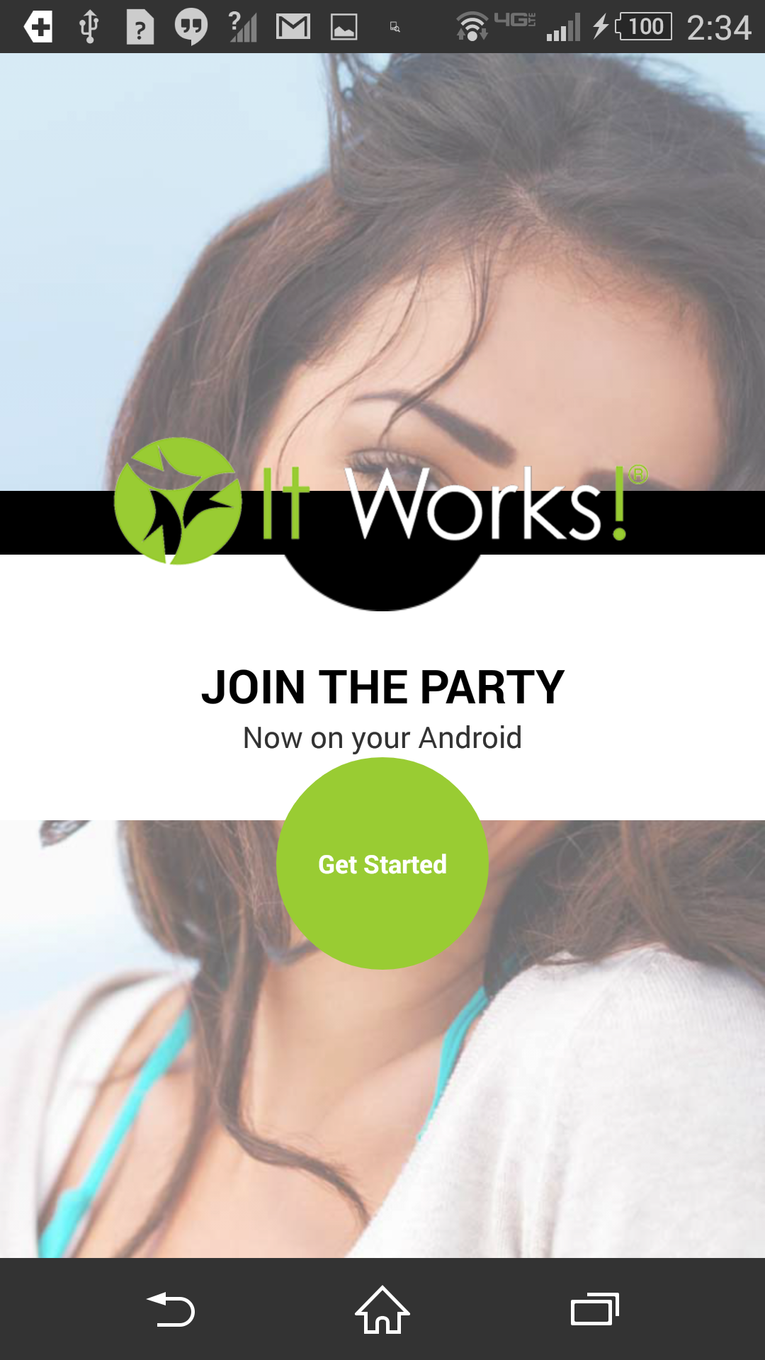 Android application It Works! screenshort