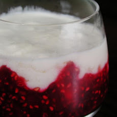 Marbled Berry Panna Cotta