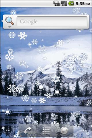 Snowy Mountain Live Wallpaper