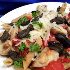 Mushroom Pasta for 2
