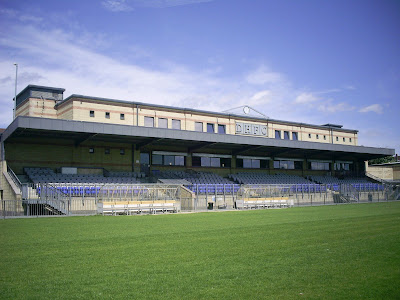 Grounds for concern...: Dulwich Hamlet FC, Champion Hill Stadium.