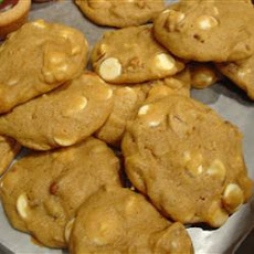 Pumpkin Pecan  White Chocolate Cookies
