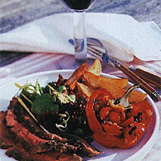 Grilled Butterflied Leg of Lamb with Lemon, Herbs, and Garlic