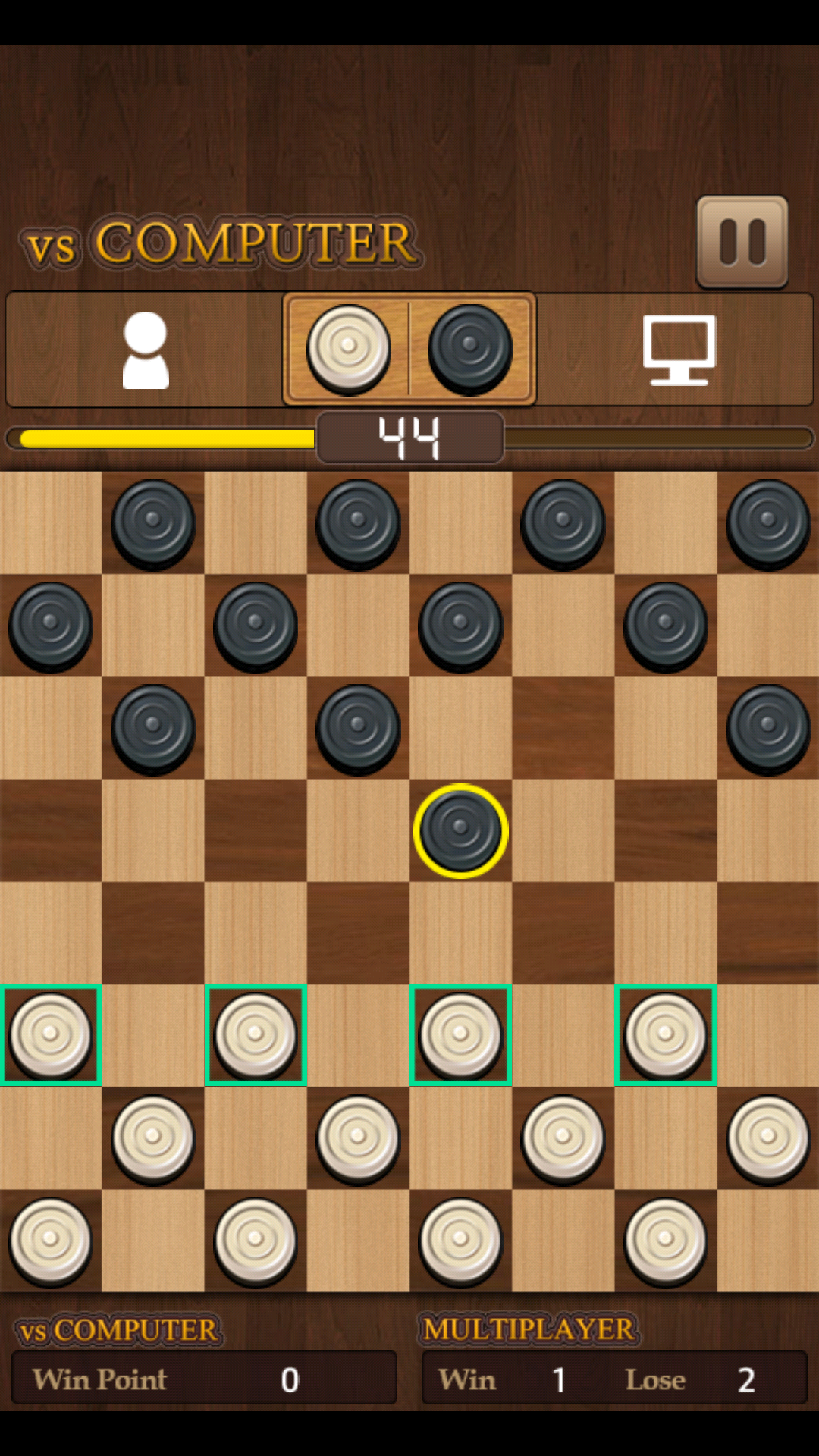 Android application King of Checkers screenshort