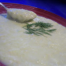 Avgolemono Soup With Leek and Celery