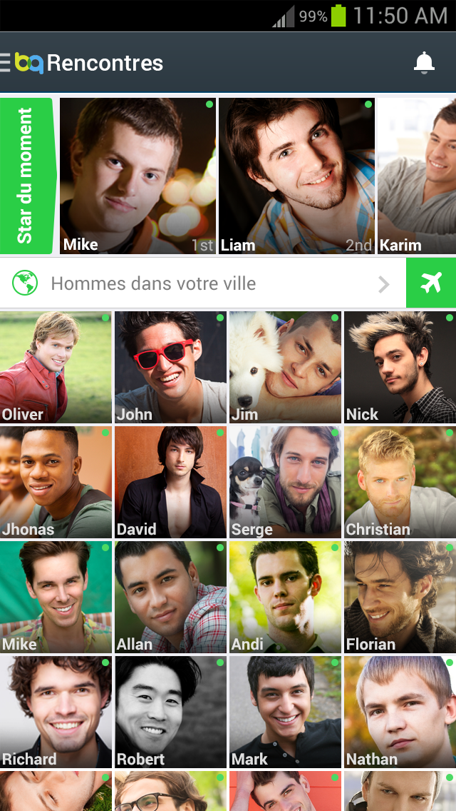 Android application BoyAhoy - Gay Chat & Friend screenshort