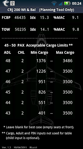 【免費工具App】CRJ200 Load Planning Tool-APP點子